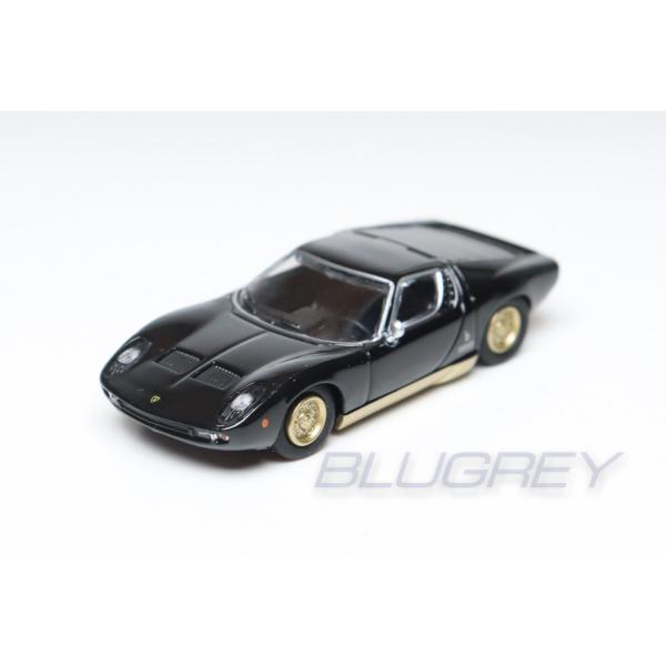 ミニチャンプス 1/87 ランボルギーニ ミウラ 1966 ブラック