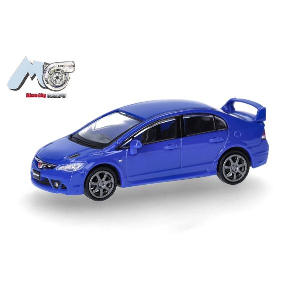 マイクロシティ Micro City 1/87 ホンダ シビック タイプR FD2 ブルー HONDA CIVIC TYPE-R HOスケール