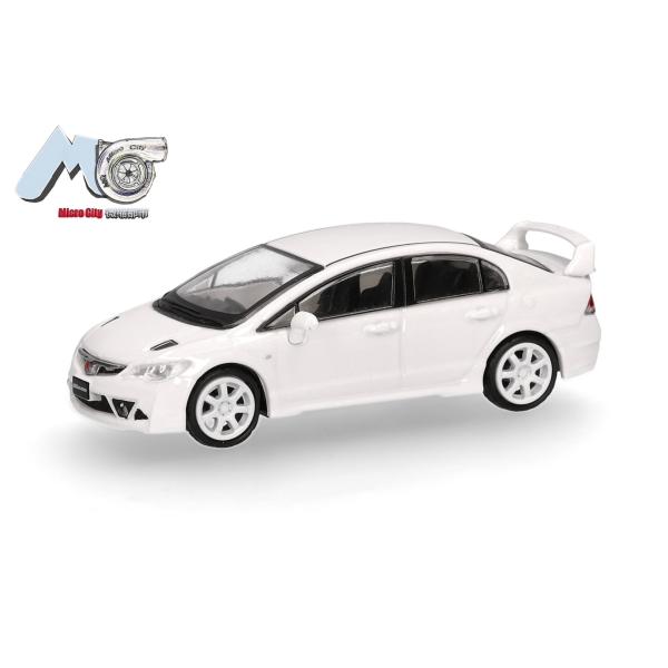 マイクロシティ Micro City 1/87 ホンダ シビック タイプR FD2 ホワイト HONDA CIVIC TYPE-R HOスケール