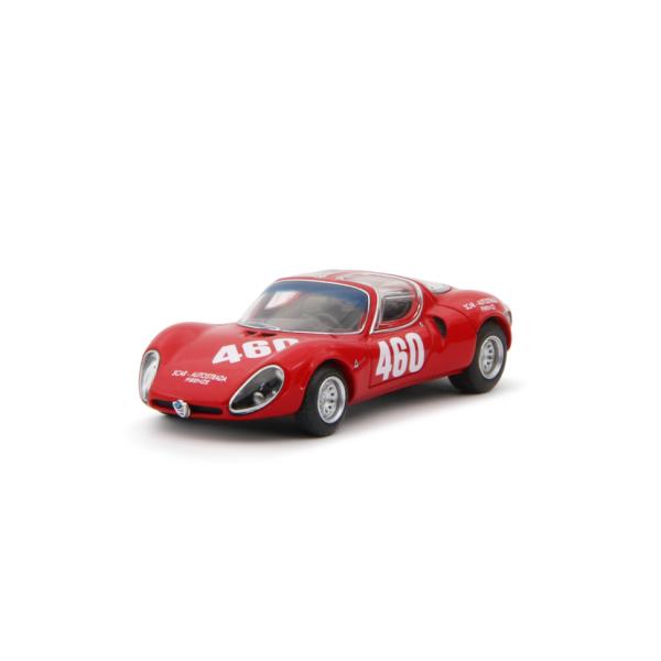 LAUDORACING 1/64 アルファロメオ 33 クーペ ストラダーレ 1968 ボローニャ-ラティコーザ #460 Alfa Romeo