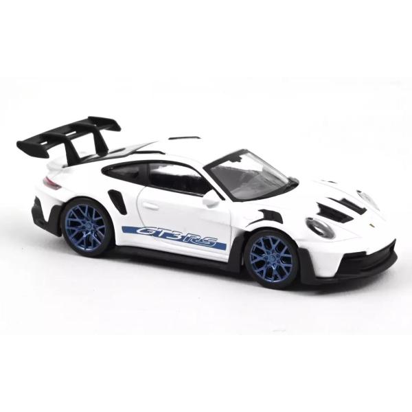 ノレブ 1/43 ポルシェ 911 992 GT3 RS 2022 ホワイト / ブルー