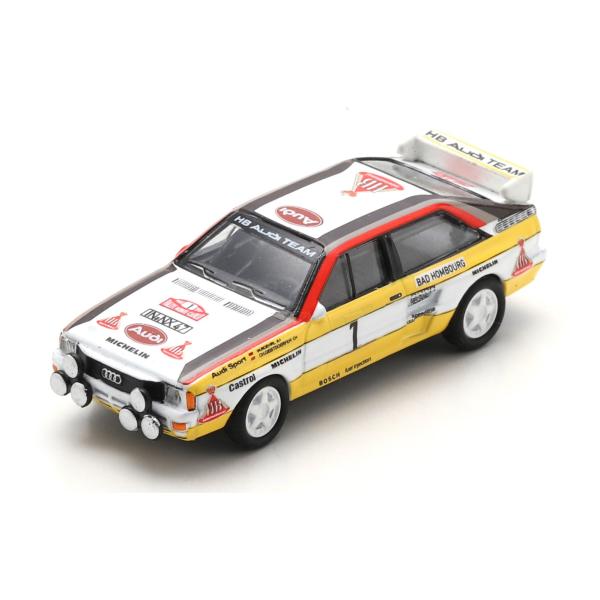 '87 AUDI Quattro ミニカー 87 AUDI QUATTROのレビュー！四駆ラリーカーの起源？ウア