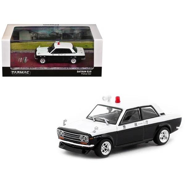 ターマックワークス 1/64 ダットサン 510 ポリス パトカー Tarmac