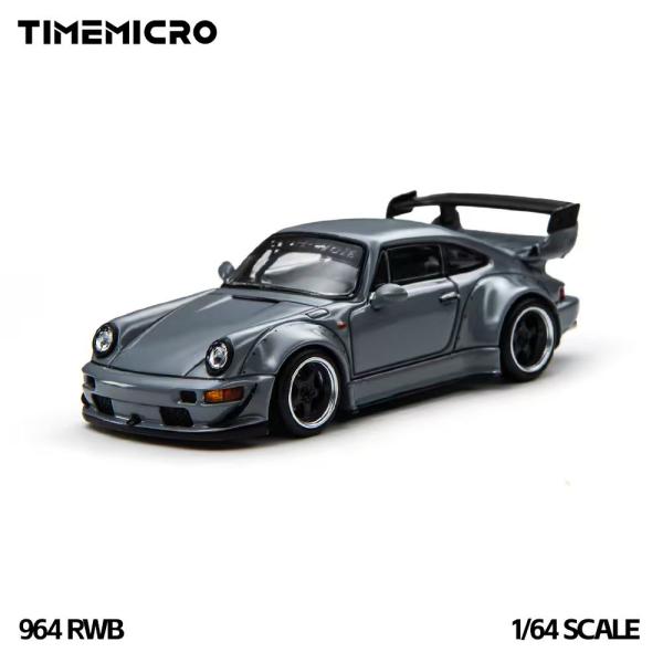 TimeMicro 1/64 ポルシェ 911 (964) RWB グレー ラウヴェルト PORSCHE TM648508