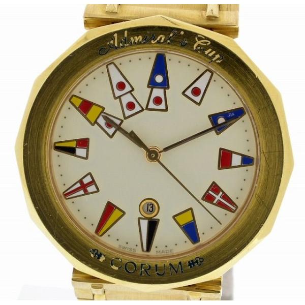 ウォッチ Corum コルム アドミラルズカップ K18yg 750yg イエローゴールド メンズ クォーツ 腕時計 39 910 56 V 85 K Buyee Servicio De Proxy Japones Buyee Compra En Japon