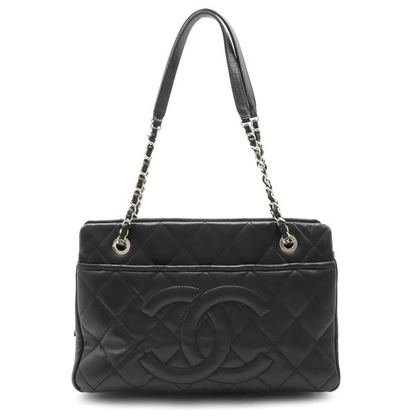 CHANEL シャネル マトラッセ ココマーク チェーン トートバッグ CHANEL シャネル マトラッセ ココマーク チェーン トートバッグ