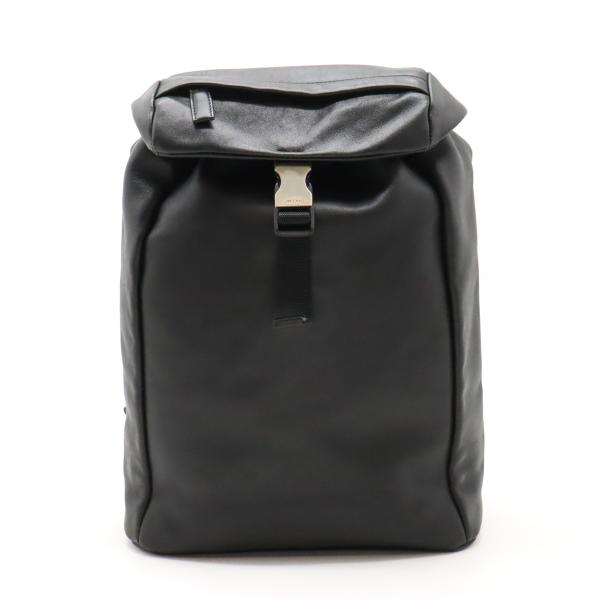 PRADA プラダ バックパック リュックサック ソフトカーフ レザー NERO 