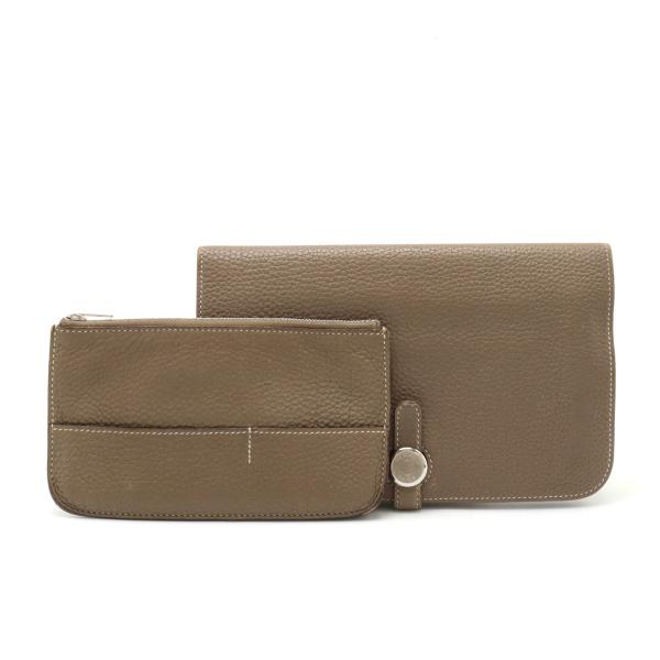 HERMES エルメス ドゴンデュオ ドゴンGM 2つ折長財布 二つ折り長