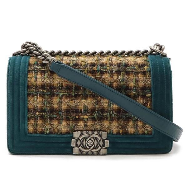 【タンポポ】シャネル CHANEL ツイードマトラッセ マルチカラー CHANEL（シャネル） ショルダーバッグ ミニクラシック チェーン