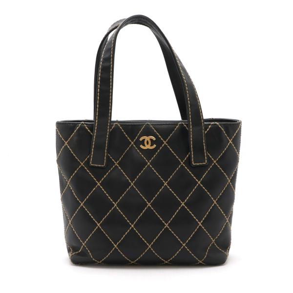 CHANEL シャネル ワイルドステッチ ココマーク トートバッグ 