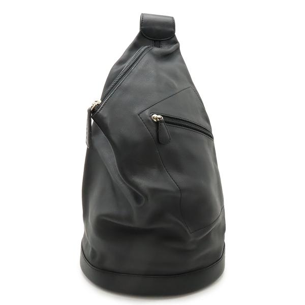 ロエベ アントン スリング ナイロン/レザー黒 斜掛ショルダーバッグ