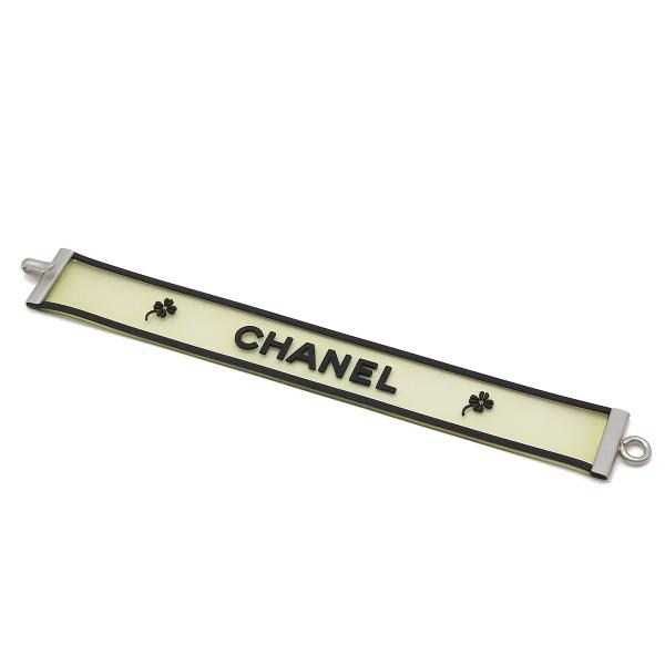 CHANEL シャネル ラバー ブレスレット バンド ロゴ ブラック 黒 CHANEL シャネル ラバー ブレスレット バンド ロゴ ブラック 黒