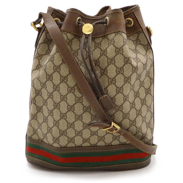 オールドGUCCI ヌバック スエード 巾着型 ポーチ Vintage Gallery Rococo OLD GUCCI 世界No.1のコレクション！