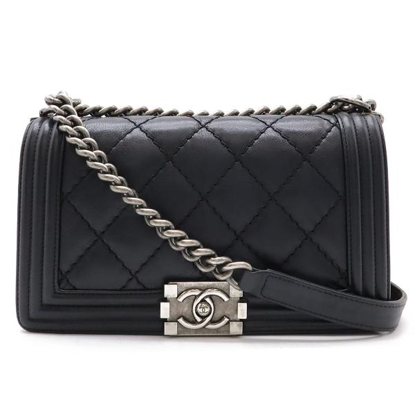 ほぼ未使用 シール有 25番台 CHANEL シャネル ココマーク パンチング ステッチ レザー 本革 チェーン ショルダーバッグ アイボリー 25056 CHANEL - ほぼ未使用 シール有 25番台 CHANEL シャネル ココマーク