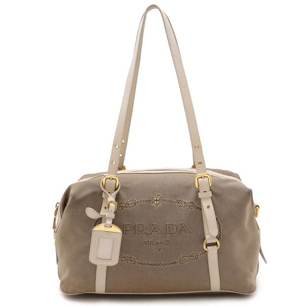 PRADA プラダ ロゴジャガード ミニボストン トートバッグ PRADA プラダ ロゴジャガード ミニボストン トートバッグ