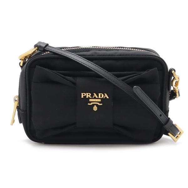 PRADA プラダ リボン ショルダーバッグ 斜め掛け ポシェット
