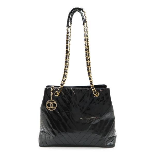 CHANEL（シャネル） Vステッチ ココマーク トートバッグ チェーン