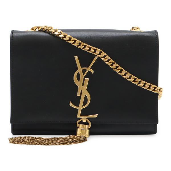 SAINT LAURENT PARIS サン ローラン パリ YSL イブサンローラン ケイト モノグラム チェーンショルダーバッグ ポシェット レザー ブラック 354119 SAINT LAURENT PARIS サン ローラン パリ YSL イブサンローラン ケイト