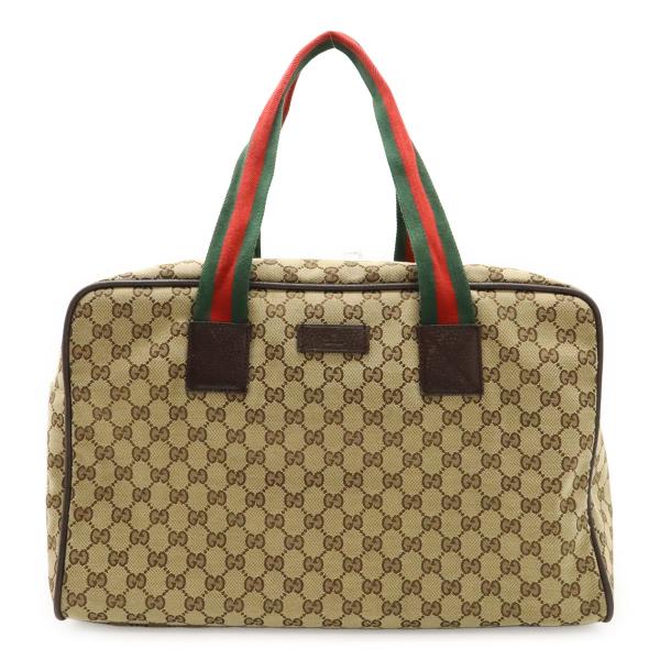 GUCCI（グッチ） GGキャンバス シェリーライン ボストンバッグ