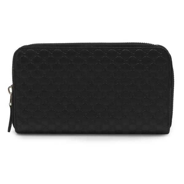 GUCCI（グッチ） マイクログッチシマ ラウンドファスナー 長財布