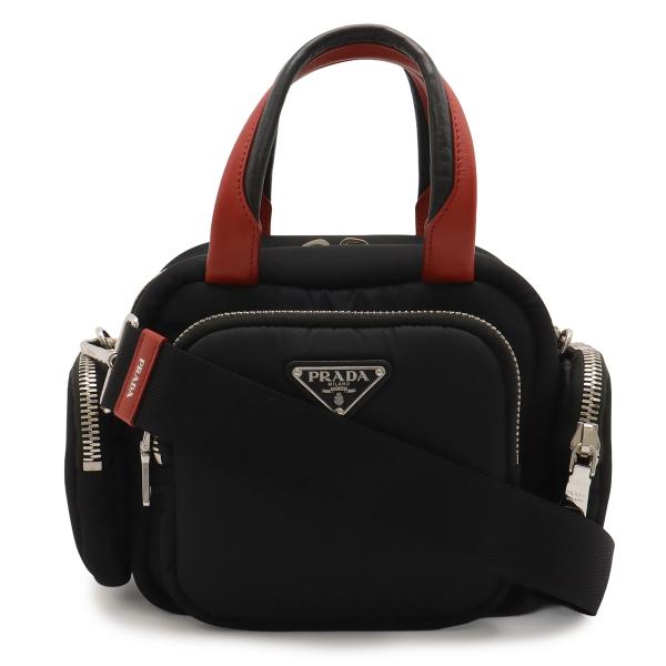 PRADA（プラダ） トライアングルロゴ ハンドバッグ ミニバッグ 2WAY