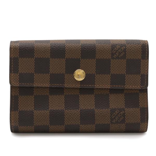 【✨美品✨】ルイヴィトン 三つ折り財布 ダミエ ポルトフォイユ アレクサンドラ LOUIS VUITTON（ルイ・ヴィトン） ルイ ヴィトン ダミエ