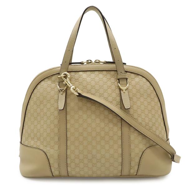 GUCCI（グッチ） マイクログッチシマ グッチニース ハンドバッグ 2WAY