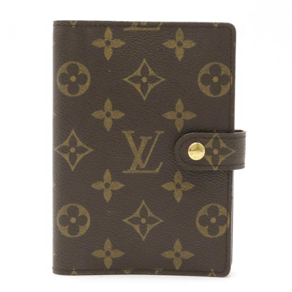 LOUIS VUITTON ルイ ヴィトン モノグラム アジェンダPM 手帳カバー 6穴