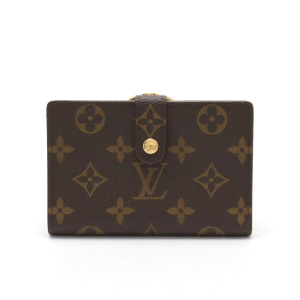ルイヴィトン モノグラム ポルトフォイユ　ヴィエノワ がま口 二つ折り財布 LOUIS VUITTON ルイ ヴィトン モノグラム ポルトフォイユ