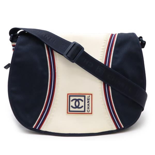 お値下げします！CHANEL スポーツライン　ネイビー ボディバッグ CHANEL（シャネル） スポーツライン ココマーク ショルダーバッグ