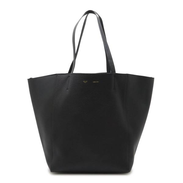 CELINE セリーヌ ホリゾンタルカバ トートバッグ ラージトート ショルダーバッグ レザー ブラック 黒 CELINE（セリーヌ） ホリゾンタルカバ トートバッグ ラージトート
