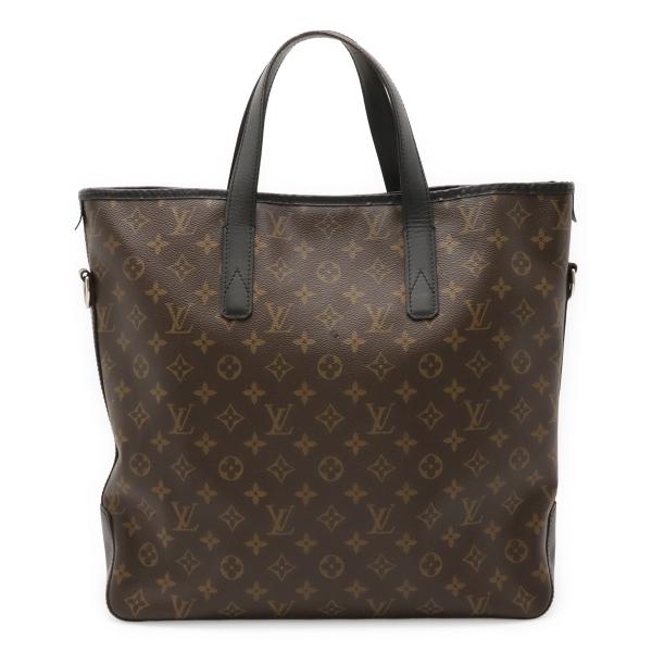 LOUIS VUITTON ルイ ヴィトン モノグラムマカサー デイヴィス トートバッグ ラージトート ショルダーバッグ ブラウン ストラップ欠品 M56708 LOUIS VUITTON（ルイ・ヴィトン） ルイ ヴィトン モノグラムマカサー