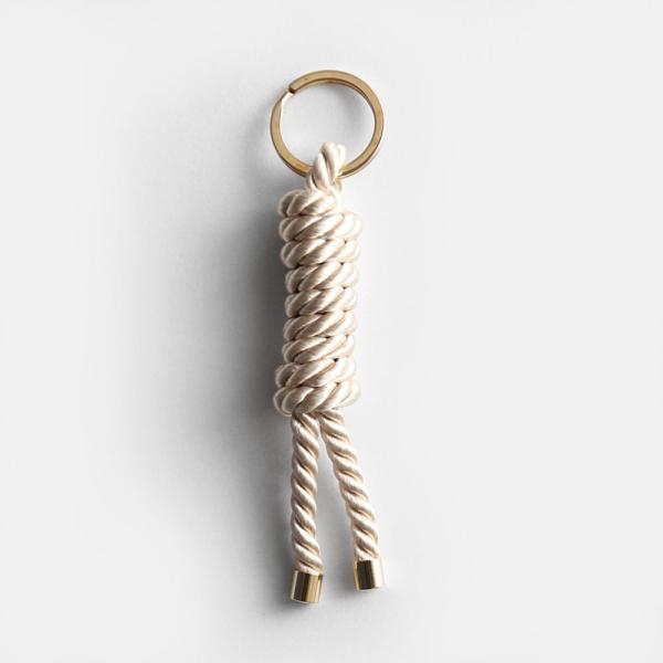 NOEUD / Lineknot-keyring(BE) | メール便可 5点まで | ヌー ラインノットキーリング キーホルダー キーリング ロープ 結び目 | 113834