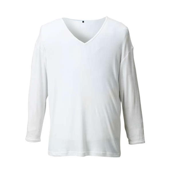 【大きいサイズ】【メンズ】 Heatchanger 長袖VTシャツ ホワイト 1149-6350-1 [3L･4L･5L･6L･8L]