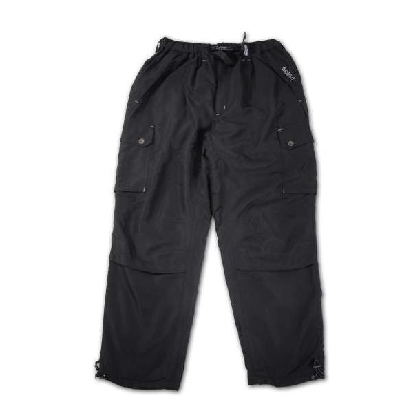 大きいサイズ メンズ OUTDOOR 裏フリースカーゴパンツ ブラック 1154-5341-2 3L 4L 5L 6L 7L 8L
