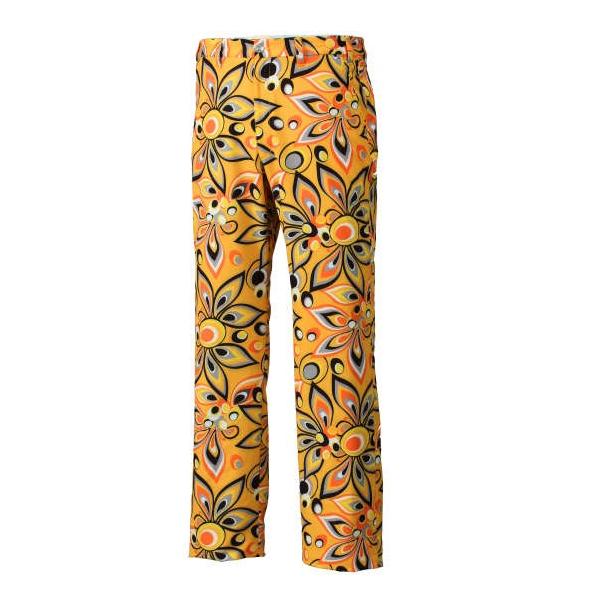 【大きいサイズ】【メンズ】 LOUDMOUTH プリントストレッチパンツ シャガデリックイエロー 1174-7236-1 [100･105･110･115･120] LOUDMOUTH（ラウドマウスゴルフ） 大きいサイズ メンズ プリント