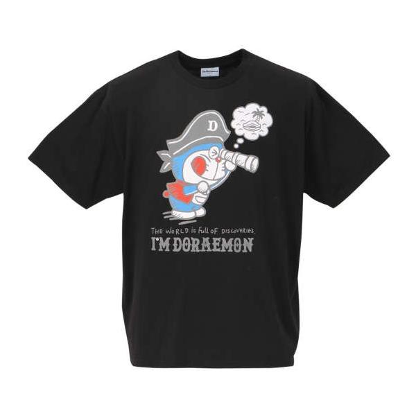 I'm Doraemon 半袖Tシャツ ブラック 1178-8508-2 3L 4L 5L 6L 8L