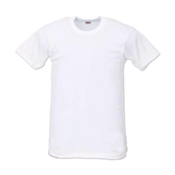 大きいサイズ メンズ B.V.D. 丸首 半袖 Tシャツ ホワイト 1249-2270-1 3L 4L 5L 6L