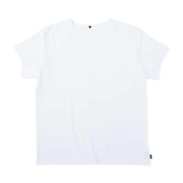 大きいサイズ メンズ EDWIN デニスラ 二分袖 クルーネック Tシャツ ホワイト 1249-5250-1 3L 4L 5L 6L 7L 8L