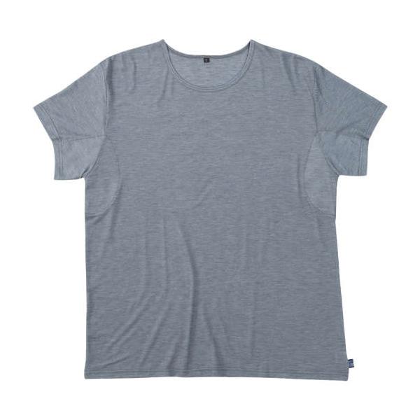 大きいサイズ メンズ EDWIN デニスラ 二分袖 クルーネック Tシャツ インディゴ 1249-5250-3 3L 4L 5L 6L 7L 8L