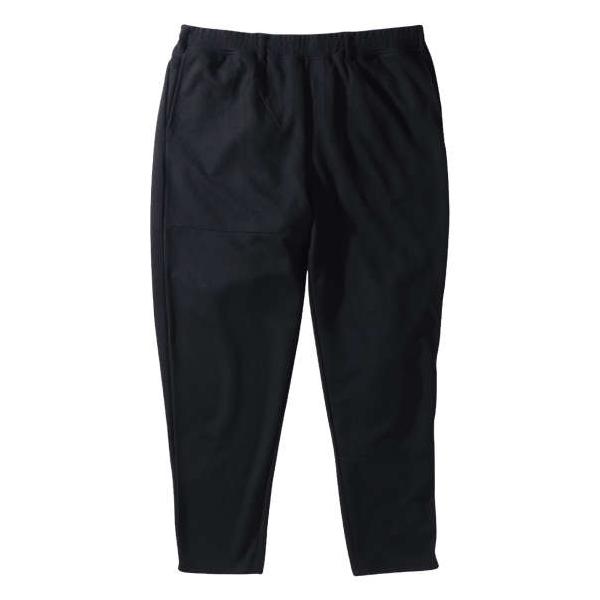 大きいサイズ メンズ in the attic ミラノリブ 切替 イージー パンツ ブラック 1254-3301-2 3L 4L 5L 6L in the attic（インジアティック） 大きいサイズ メンズ ミラノリブ