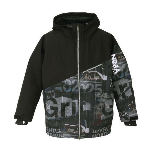 nima スノーボード ジャケット ブラック 1256-1320 7L 大きいサイズと大きい服のメンズ通販【ビッグエムワン】大きい