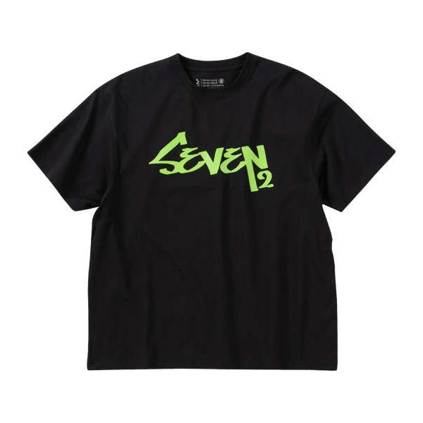 大きいサイズ メンズ SEVEN2 天竺 半袖 Tシャツ ブラック 1268-5203-2 3L 4L 5L 6L 8L