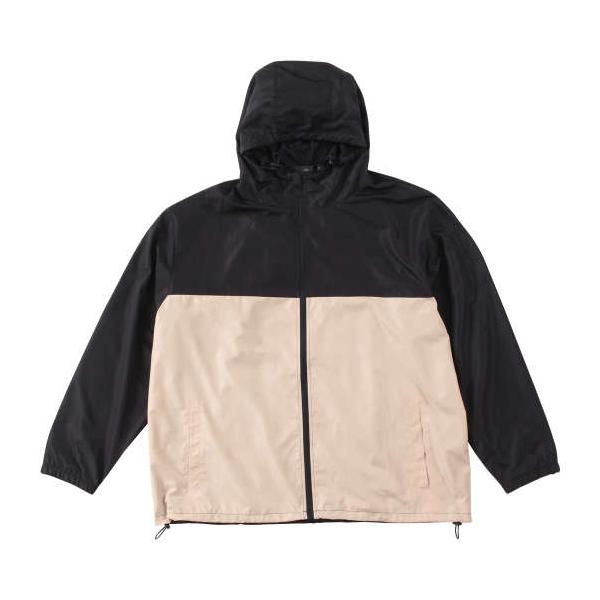 大きいサイズ メンズ Mc.S.P ポリデュスポ裏メッシュ切替 ウインドブレーカー ベージュ 1273-3335-3 3L 4L 5L 6L 7L 8L