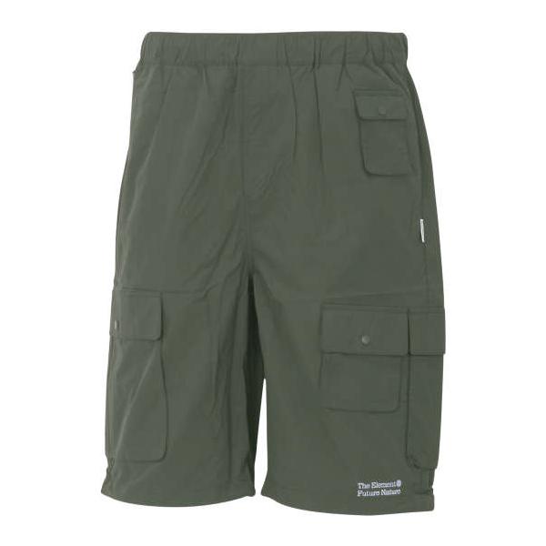 大きいサイズ メンズ ELEMENT SHOD カーゴ ハーフパンツ フォレスト