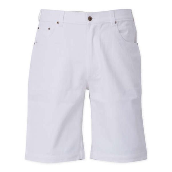 大きいサイズ メンズ KARL KANI デニム ハーフパンツ ホワイト 1274-3290-1 100 110 120 130 140 150 160 bmo_1012743290-1