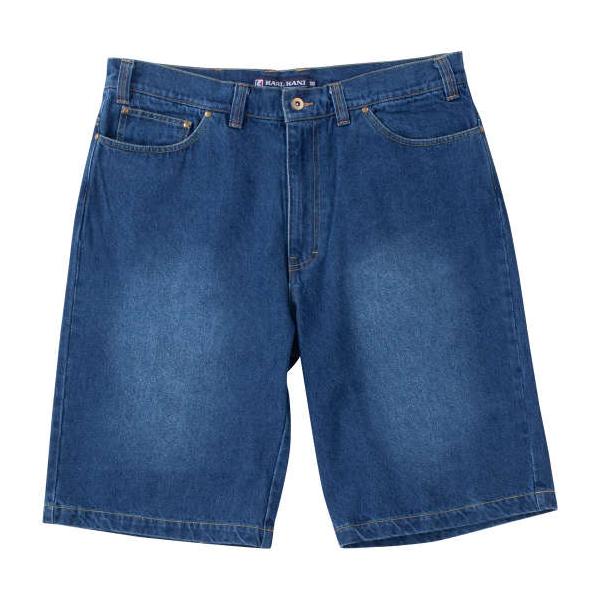 大きいサイズ メンズ KARL KANI デニム ハーフパンツ ストーンウォッシュブルー 1274-4225-1 100 110 120 130 140 150 160