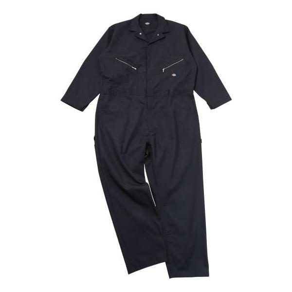 大きいサイズ メンズ DICKIES 48799 長袖 カバーオール ブラック 1274-4301-2 2XL 3XL 4XL