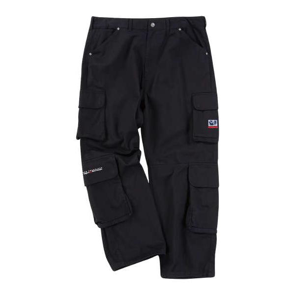 大きいサイズ メンズ (What it isNt) ツイル8ポケット カーゴ パンツ ブラック 1274-4635-2 100 110 120 130 140 150 大きいサイズ メンズ (What it isNt) ツイル8ポケット カーゴ パンツ