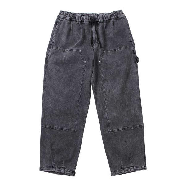 大きいサイズ メンズ DCSHOES 25WIDE BUGGY DOUBLE KNEE パンツ ブラック デニム ケミカルウォッシュ 1274-5120-2 3L 4L 5L